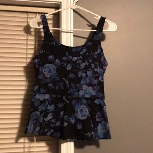 Peplum tank brand new